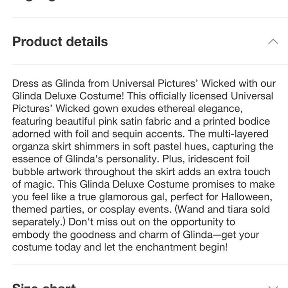 Wicked Galinda Costume - Picture 12 of 14